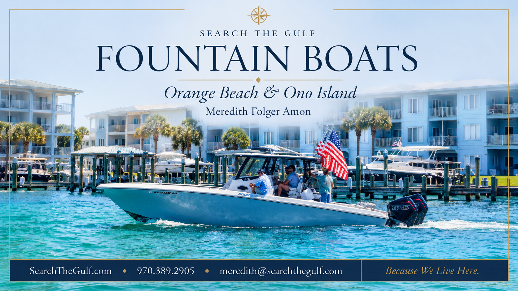 Fountain Fishing Boats Orange Beach Alabama Ono Island
